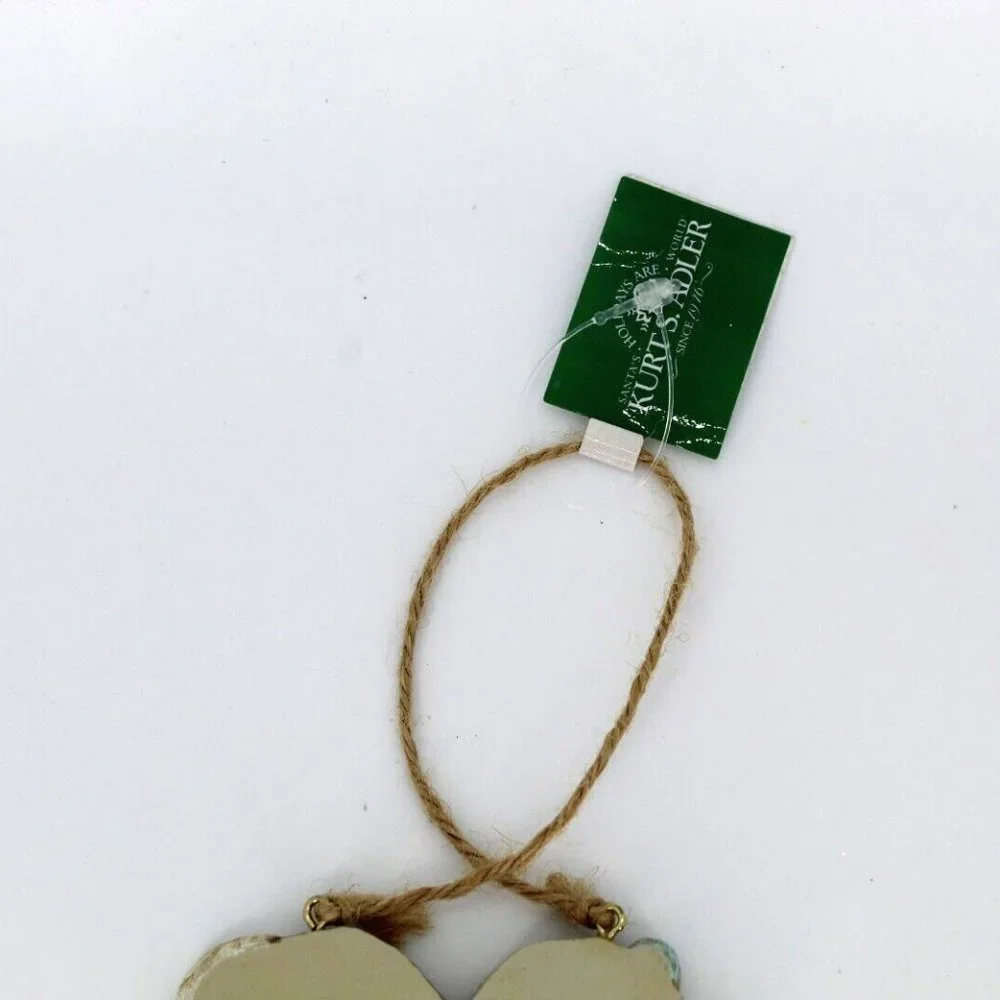 Happiness Is Sand Between My Toes Heart Shaped Christmas Ornament Kurt S Adler